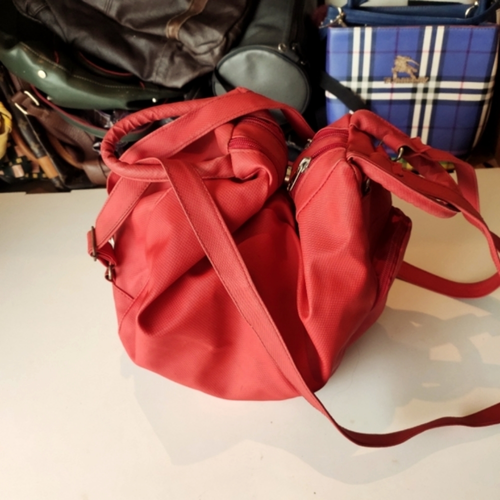 Two in one hobo bag for collage going girl textured leather - Picture 8 of 12